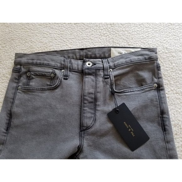 Rag & Bone Men's Greyson Fit 2 Slim Skinny Button-Fly Stretch Denim Jeans 34X30 - Picture 9 of 16